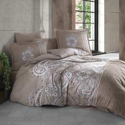 Lenjerie de pat satin clasy king size (pellini v1)